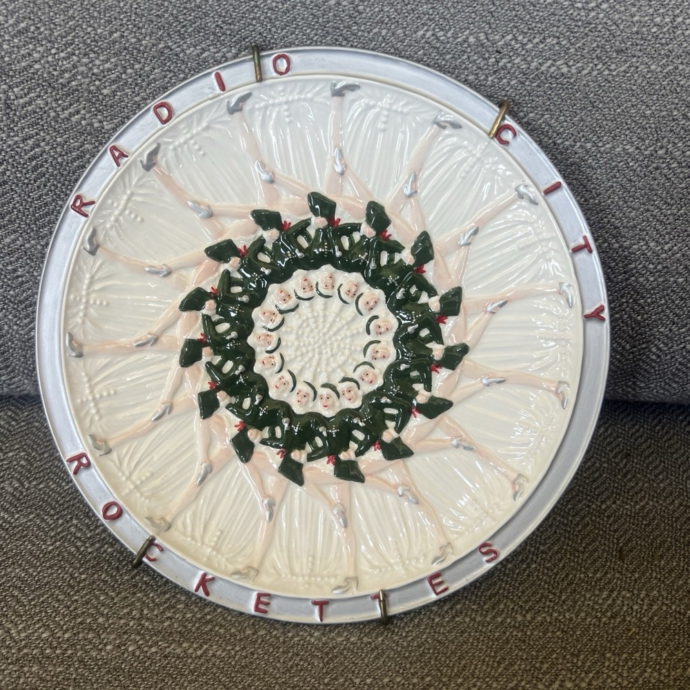 Vintage Radio City Music Hall Rockettes Souvenir Plate